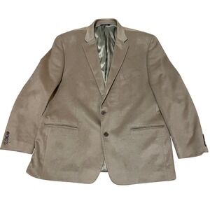 Ralph Lauren Men's 48R Camel Tan Silk Wool‎ Cashmere Sport Coat Blazer Jacket